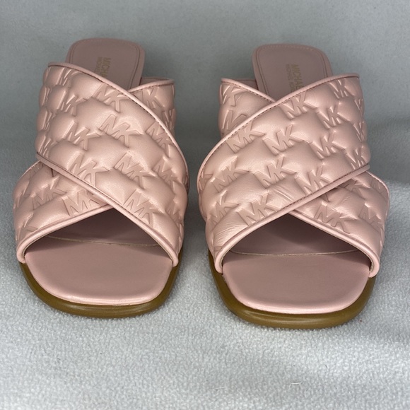 NWOT Michael Kors Gideon Mule Smoky Rose size 7 - Picture 3 of 5